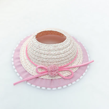 Labubu Doll Summer Outfit Set with Straw Hat & Canvas Shoes