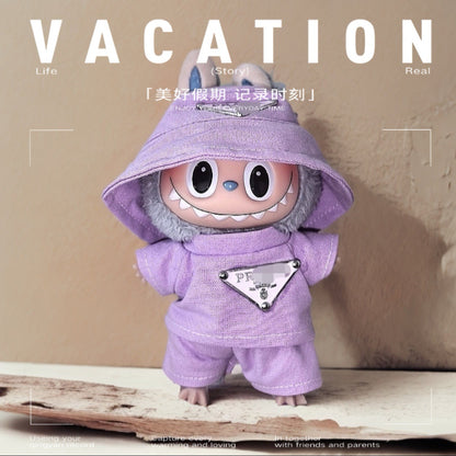 Labubu Doll Outfit Set - 17cm Cute Clothes with Hat & Accessories