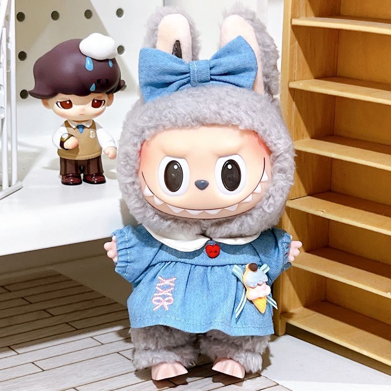 Labubu Doll Clothes Labubu Vinyl Doll 17cm Doll Dress-Up Bubble Mart Doll Dress-Up Doll Others