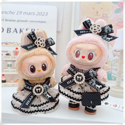 Labubu Doll Clothes Set - Colorful Outfits for 1st & 2nd Gen Labubu (Doll Not Included)