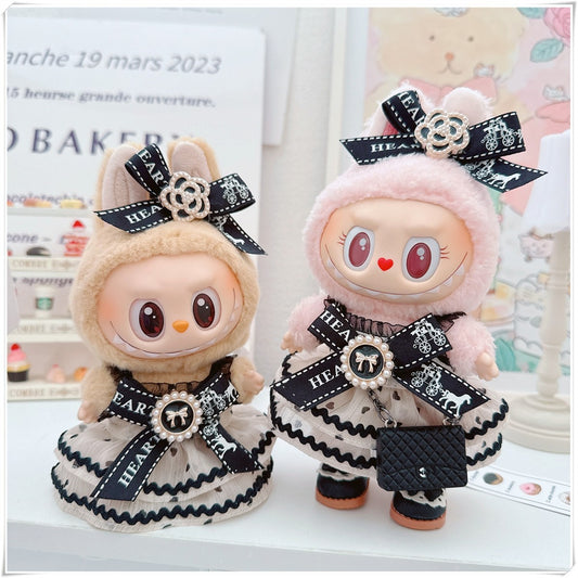 Labubu Doll Clothes Set - Colorful Outfits for 1st & 2nd Gen Labubu (Doll Not Included)