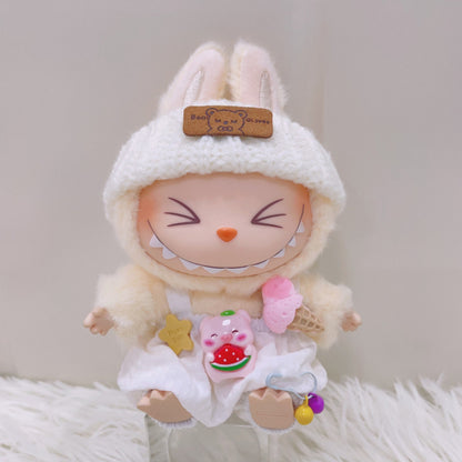 Labubu Doll Summer Ice Cream Overalls Outfit