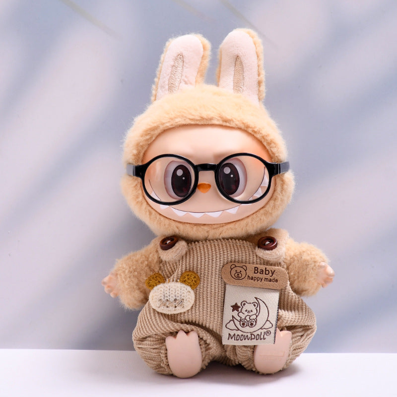 Only clothes] one or two generation pendant labubu moon bear suspenders sit labubu change baby clothes