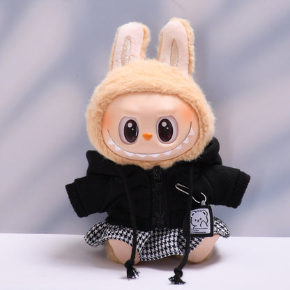 Only clothes] 17cm pendant pull cloth cloth for clothes spring and summer dress suit labubu baby dress cute