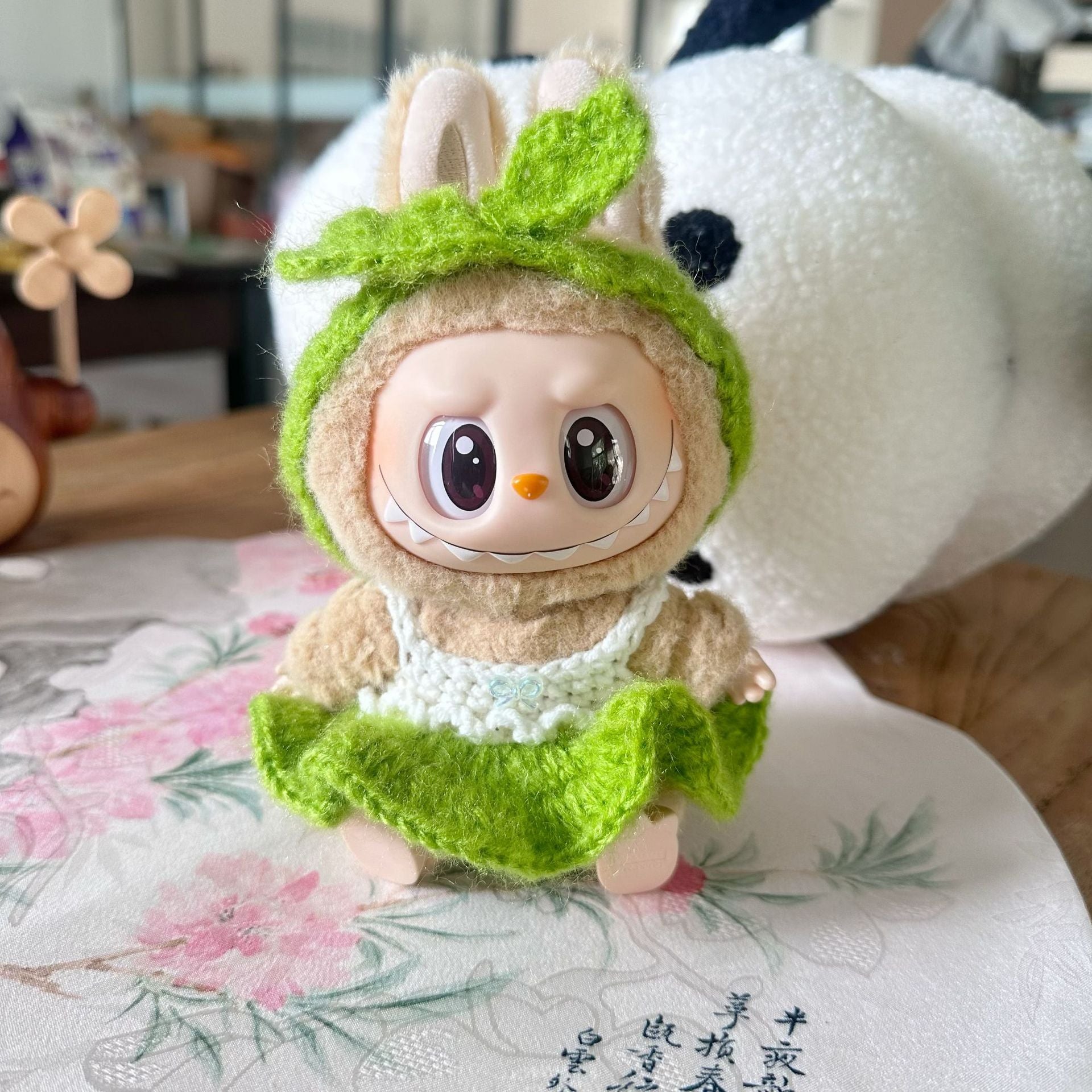 Only clothes] the first and second generation labubu doll clothes labubu sit party doll dress for sweet princess