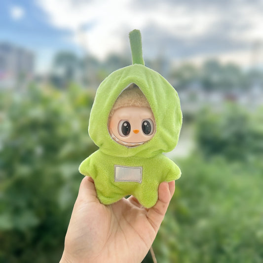 Clothes Only] Second Generation Vinyl Blind Box Rab Cloth Sit Party Doll Clothes Childhood Baby jumpsuit Crawling Clothing Cute