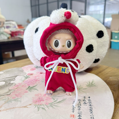 Clothes Only] First/Second Generation Blind Box Labubtong Wear Clothes Morning Run Big Eye Monster suit LABUBU One-piece Suit