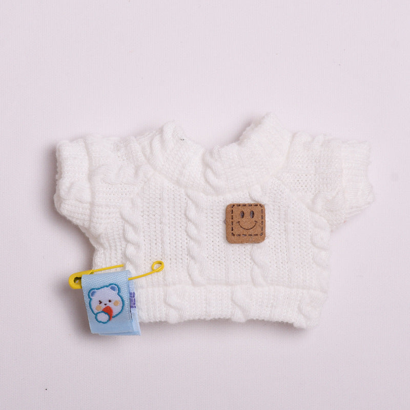 Labubu Doll Clothes - Smiley & Twist T-Shirts with Shorts Outfits