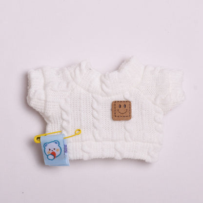 Labubu Doll Clothes - Smiley & Twist T-Shirts with Shorts Outfits