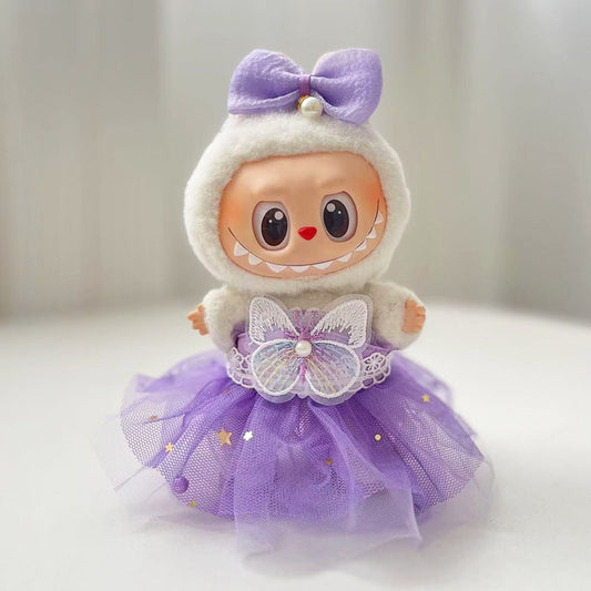 Labubu Doll Fairy Gauze Skirt & Accessories for 1st & 2nd Gen Pendants