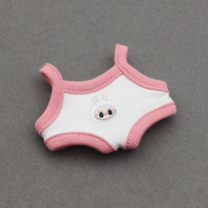 Labubu Doll Swimsuit Vest for 17cm Sugar Gum Doll