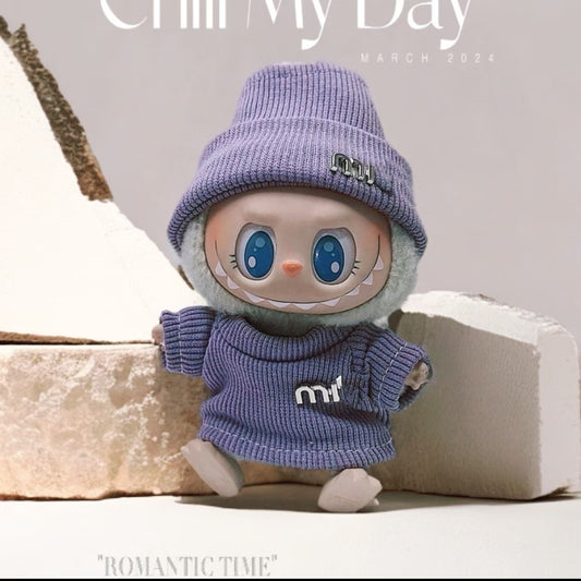 Labubu Doll Clothes - 17cm Two-Piece Outfit Set