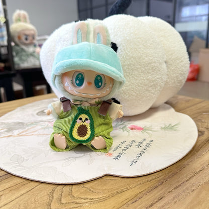 Only clothes] the first and second generation of Labubu doll clothes pull cloth sit party series baby clothes fruit suit