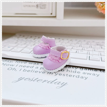 Labubu Doll Sweet White Lace Dress Set with Shoes
