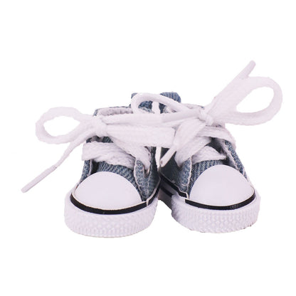 Labubu Doll Canvas Shoes - 3.8cm EXO Style for 17cm Pendant Doll