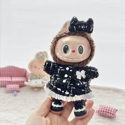 Labubu Doll Clothes Set - Classic Skirt Outfit for 1st & 2nd Gen Labubu