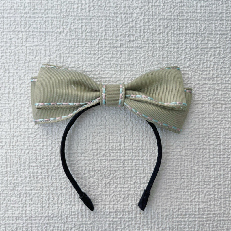 Only hair band] first and second generation key chain Labubu clothes pendant Macaron cloth jumper ribbon hair band