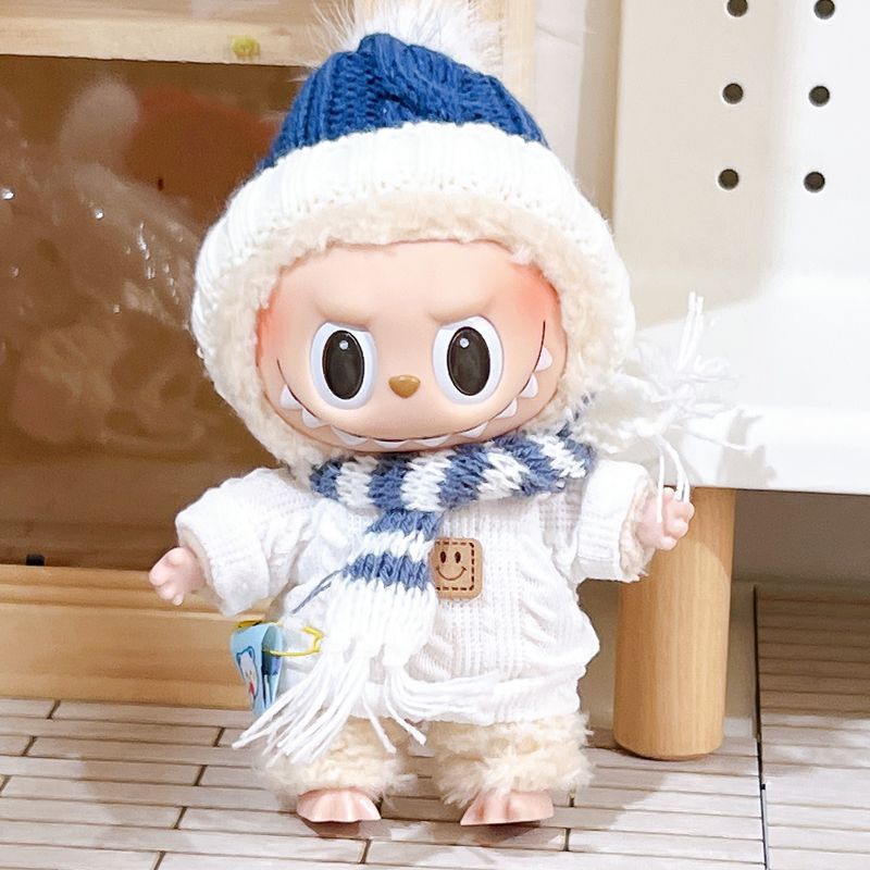 Labubu Doll Clothes Labubu Vinyl Doll 17cm Doll Dress-Up Bubble Mart Doll Dress-Up Doll Others