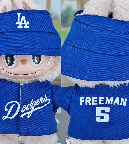 [Clothes Only] Bubble Mart Blind Box Pendant Generation II Rag Doll Sports suit Hat Top