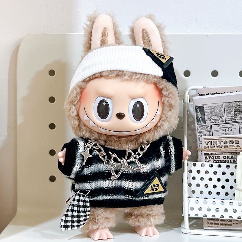 Labubu Doll Clothes Labubu Vinyl Doll 17cm Doll Dress-Up Bubble Mart Doll Dress-Up Doll Others