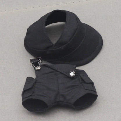 Labubu Doll Outfit - 17CM Baseball Cap & Pants Set in Multiple Colors