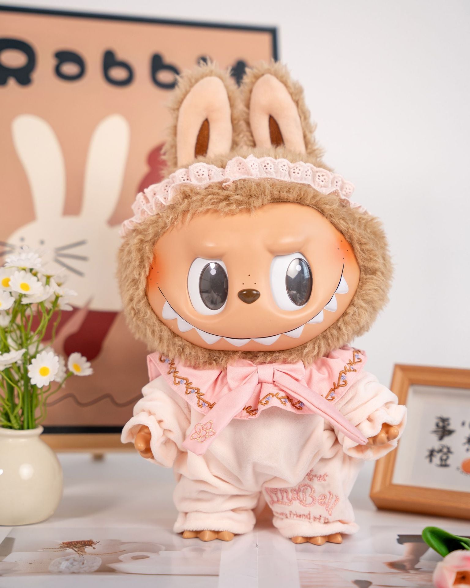 38cm Labubu Doll Clothes - Cute Outfits for Vinyl Dolls