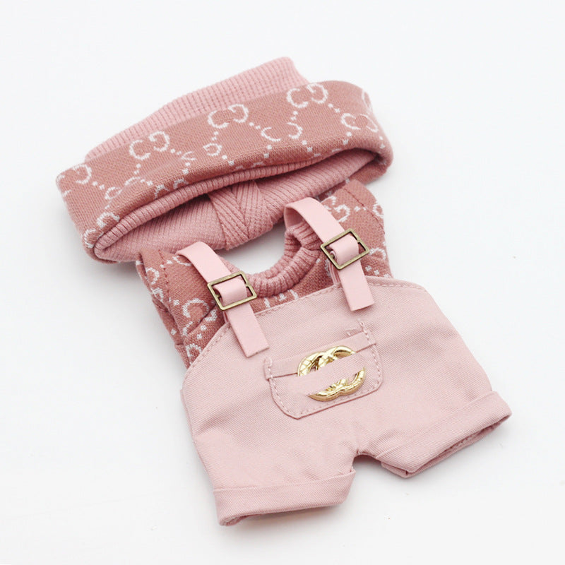 Labubu Doll Sweater & Hat Set for 17cm & 10cm Dolls