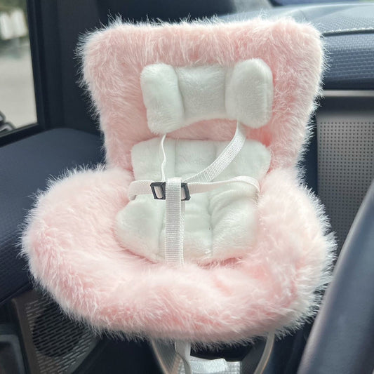 Suitable for 17cm pull cloth pendant cute car safety seat car air outlet decoration car accessories pendulum
