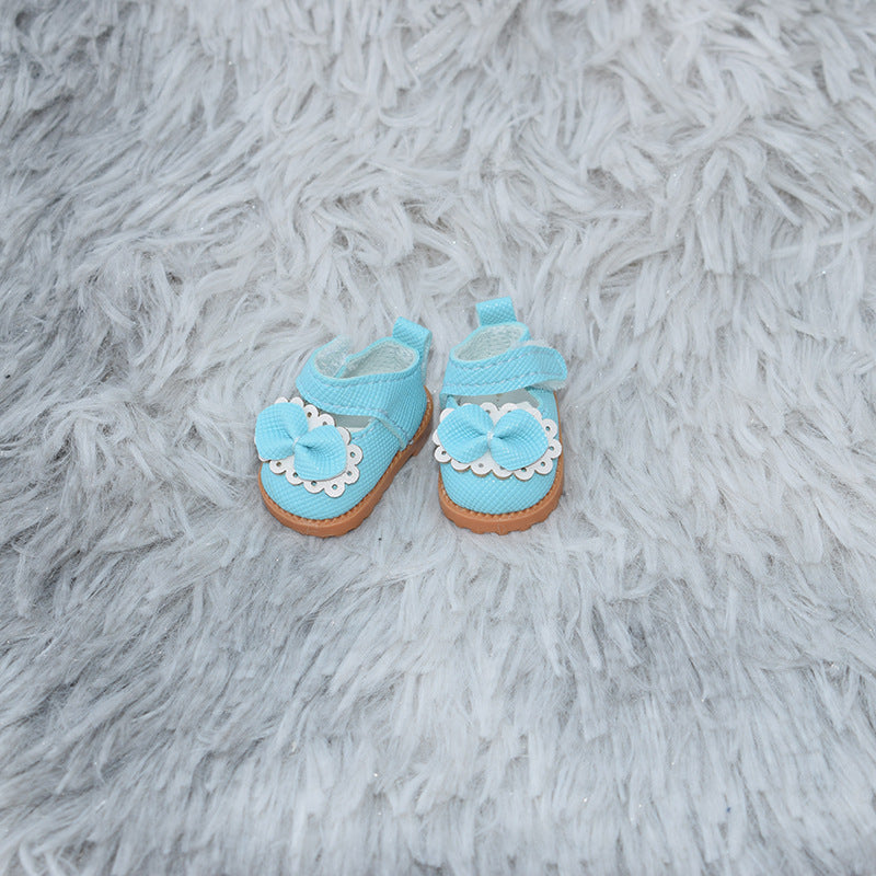 Labubu Baby Shoes Collection 17CM Keychain Blind Hirabu Cloth Changing Shoes Doll Toy Shoes
