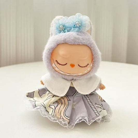 Labubu Doll Outfit Set - 15-17cm Cute Clothes & Accessories