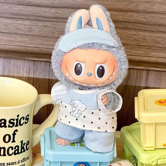 New 18CM labubu plush baby clothes high quality labubu cute replacement baby clothes decorative suit