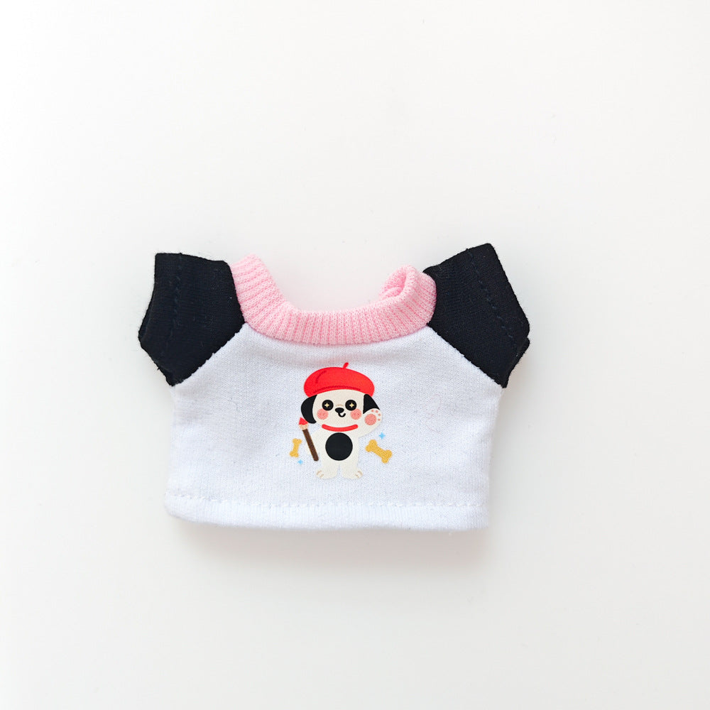 Labubu Doll Outfit Set - Cute T-Shirt, Pants & Hat for 1st, 2nd, 3rd Gen