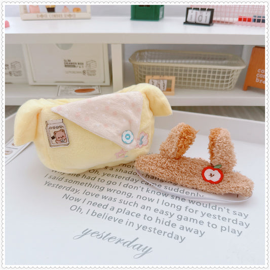 Labubu Doll Clothes Set for 17cm & 10cm Vinyl Dolls - Pink & Yellow Gift Box