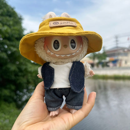 New Cameraman Labubu Pendant Baby Clothes Accessories suit Labubu Doll Keychain for Summer Baby Clothes