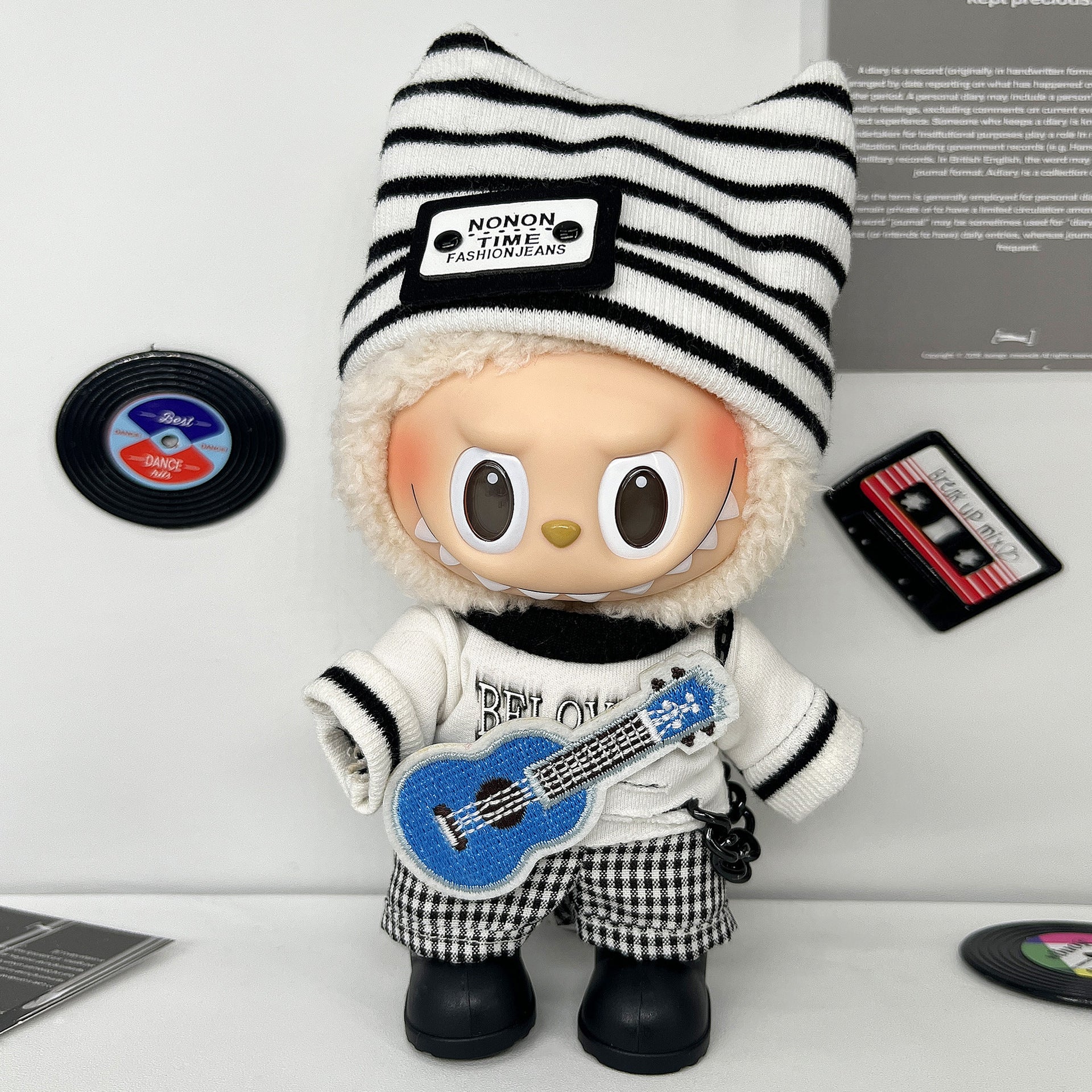 Labubu third generation doll clothes labubu 3.0 doll clothes generation second generation sitting party for blind box clothes 17cm