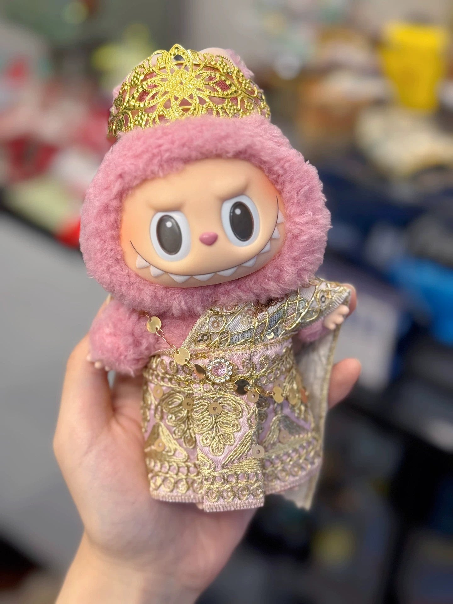 Labubu Doll Thai Outfit - Handmade 17cm Vinyl Doll Clothes