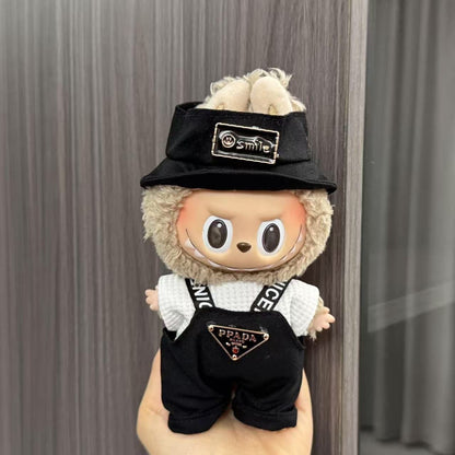 Labubu Sitting Party Doll Clothes First and Second Generation Blind Box Labubu Doll Clothes Plush Vinyl Face