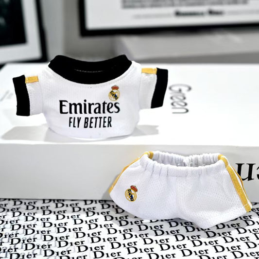 Clothing Only] 17cm Labubu Clothes, Labubu Baby Clothes, Doll Vinyl Peripheral Accessories, Football and Basketball Uniforms