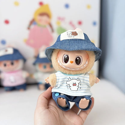 Labubu Doll Outfit Set - 15-17cm Cute Clothes & Accessories