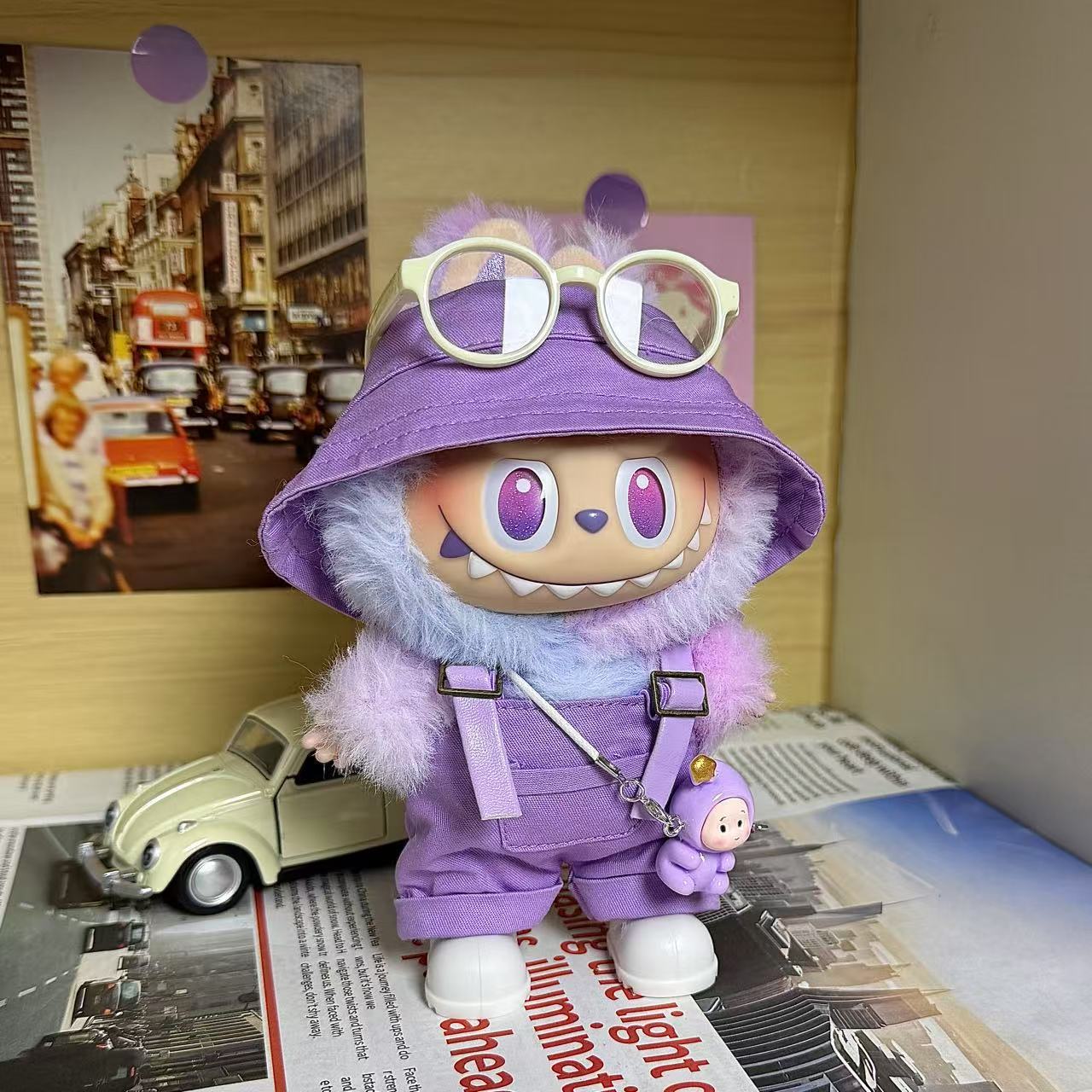 [Only for Baby Clothes] High-Energy 3Rd Generation Labubu Vinyl Baby Clothes Lucky Labubu 3.0 Clothes Are Trendy and Cool