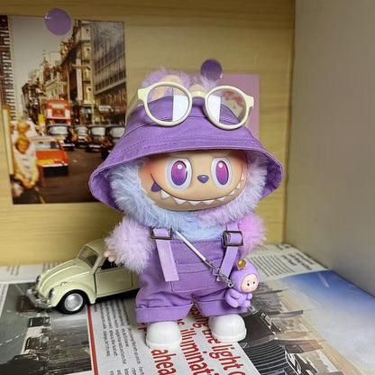 [Only for Baby Clothes] High-Energy 3Rd Generation Labubu Vinyl Baby Clothes Lucky Labubu 3.0 Clothes Are Trendy and Cool