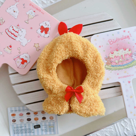 Labubu 10cm Doll Oyster & Crispy Shawl Outfit