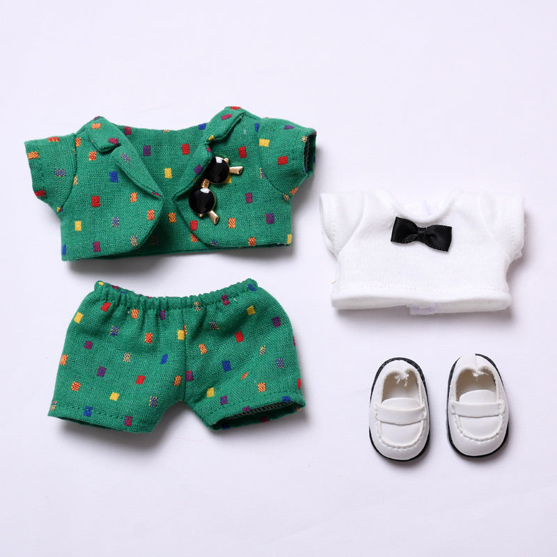 Only clothes] the first and second generation pendant labubu little suit suit suit sit labubu change baby clothes