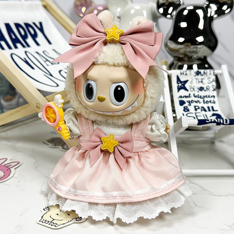 Labubu Doll Outfits Set for 17cm Vinyl Dolls - Trendy Styles