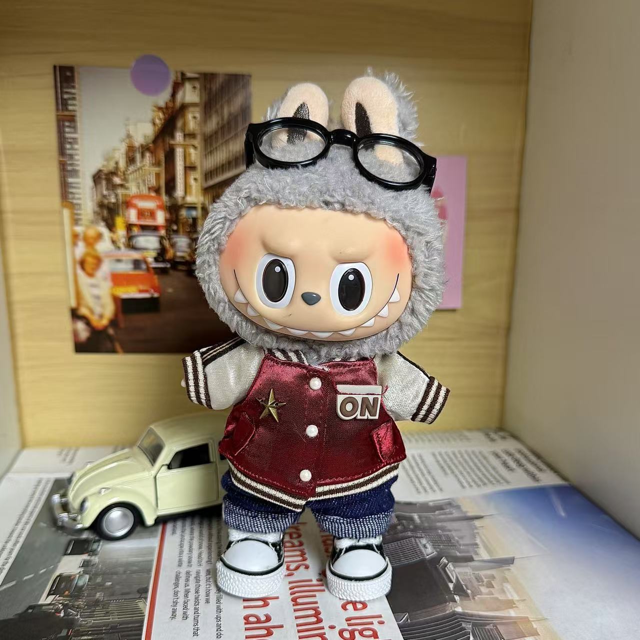 [Only for Baby Clothes] High-Energy 3Rd Generation Labubu Vinyl Baby Clothes Lucky Labubu 3.0 Clothes Are Trendy and Cool