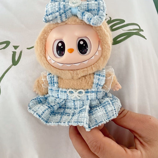 Baby Coat Only] First/Second Generation Pendant Labubu Sit Party Series Doll Coat LABUBU for Fragrant Style