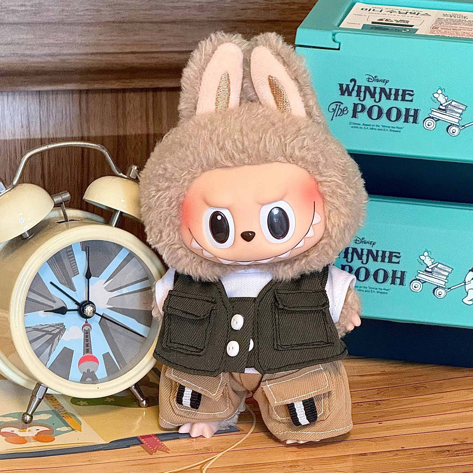 Labubu Vinyl Plush Bubble Mart Clothes Replacement Doll Doll Clothing First and Second Generation Replaceable Labubu