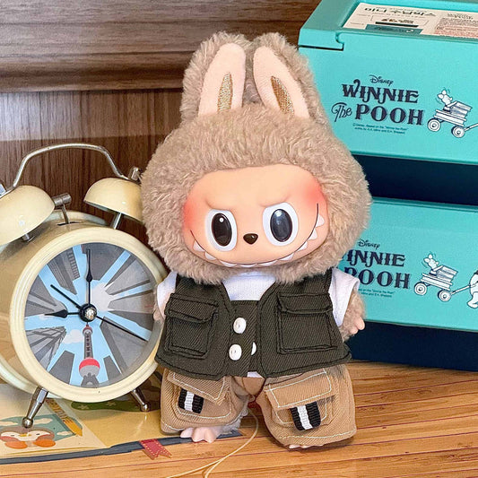 Labubu Vinyl Plush Bubble Mart Clothes Replacement Doll Doll Clothing First and Second Generation Replaceable Labubu