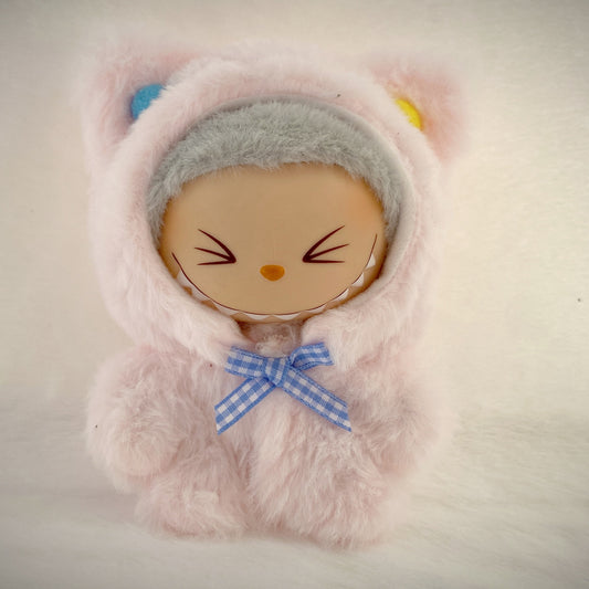 Labubu Doll Dress Set - Lady's 2-Piece & Kitten Uniform Outfit