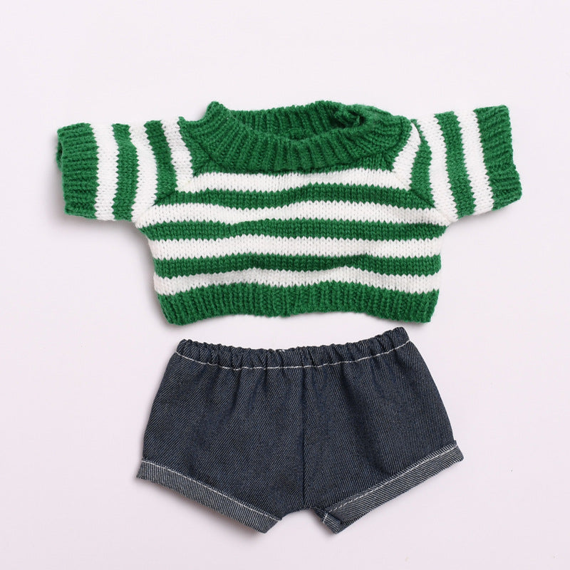 Only clothes] 38cm vinyl cloth cloth for clothes sweater jeans LABUBU casual change baby clothes